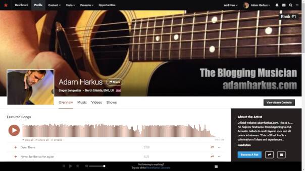 Welcome to my Reverbnation page!