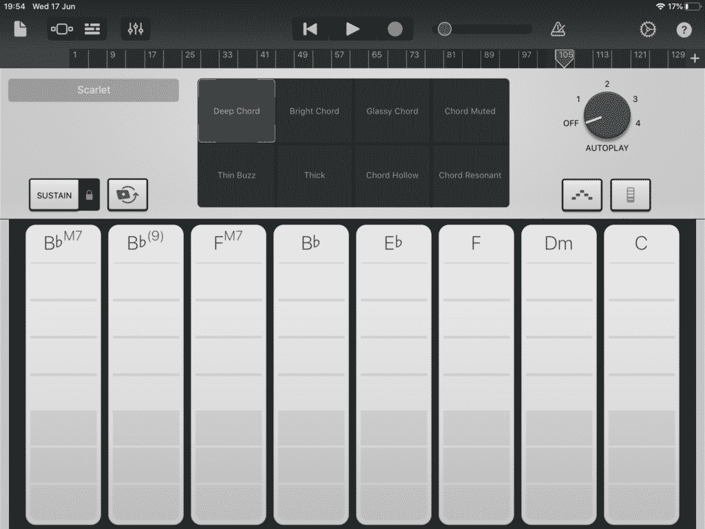 Garageband iPad Review. The Blogging Musician @ adamharkus.com. Scarlet Synth.