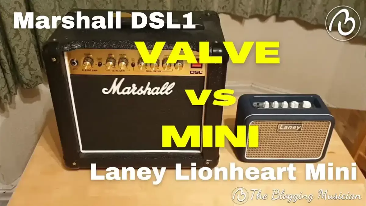 Marshall DSL1 & Laney Lionheart Mini. Valve Vs Mini guitar amp.