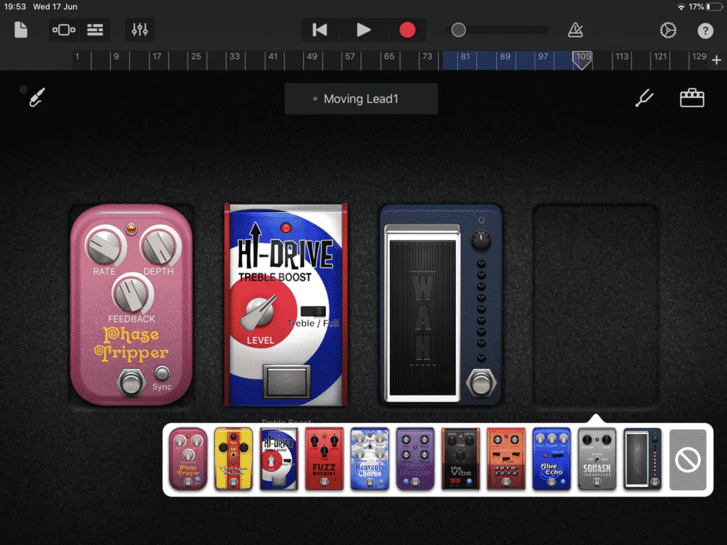 Garageband iPad Review. The Blogging Musician @ adamharkus.com. Guitar Effects.